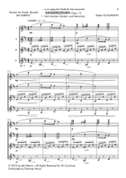 Kinderszenen [Reimagined for Guitar Quartet] Guitar Ensemble scores gallery preview page 5
