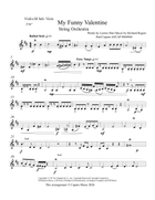 My Funny Valentine String Orchestra scores gallery preview page 6