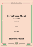 R. Franz-Der schwere Abend,in c minor