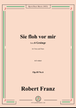 R. Franz-Sie floh vor mir,in b minor