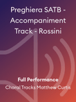 Preghiera SATB - Accompaniment Track - Rossini