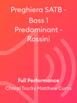 Preghiera SATB - Bass 1 Predominant - Rossini