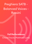 Preghiera SATB - Balanced Voices - Rossini