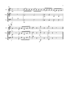 Eine Kleine Nachtmusik (1st movement - Trio for Flute, Violin & Cello Small Ensemble scores gallery preview page 3