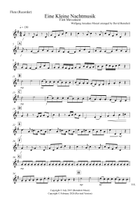 Eine Kleine Nachtmusik (1st movement - Trio for Flute, Violin & Cello Small Ensemble scores gallery preview page 4