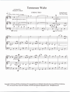 Tennessee Waltz String Trio scores gallery preview page 3