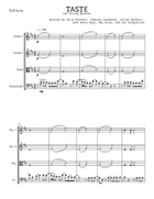Taste String Quartet scores gallery preview page 3