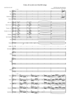 Come Let Us Join Our Cheerful Songs (NATIVITY) Full Orchestra scores gallery preview page 3