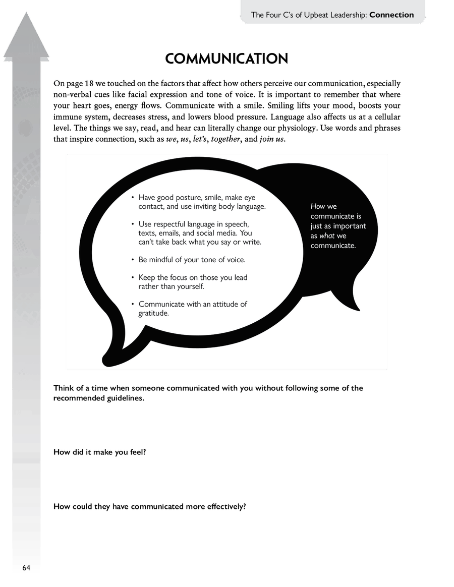 Upbeat! Leadership Workbook Activity Books - Sheet Music page 3