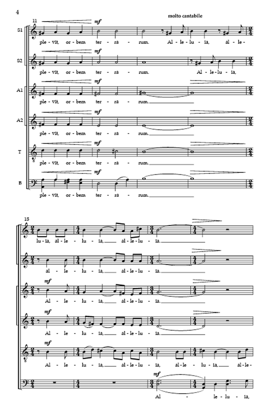 Spiritus Domini Divisi - Sheet Music page 3