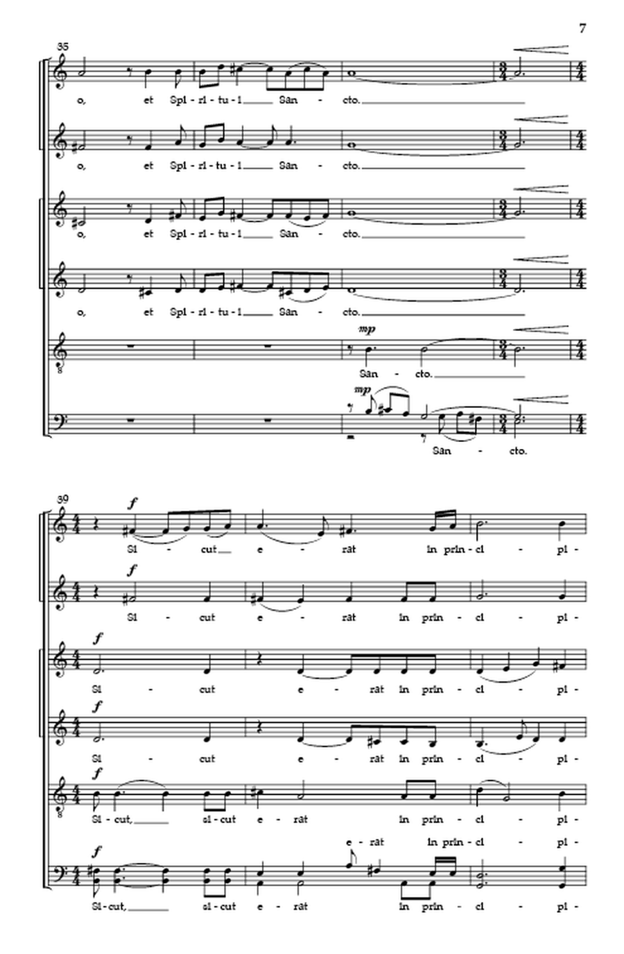 Spiritus Domini Divisi - Sheet Music page 6