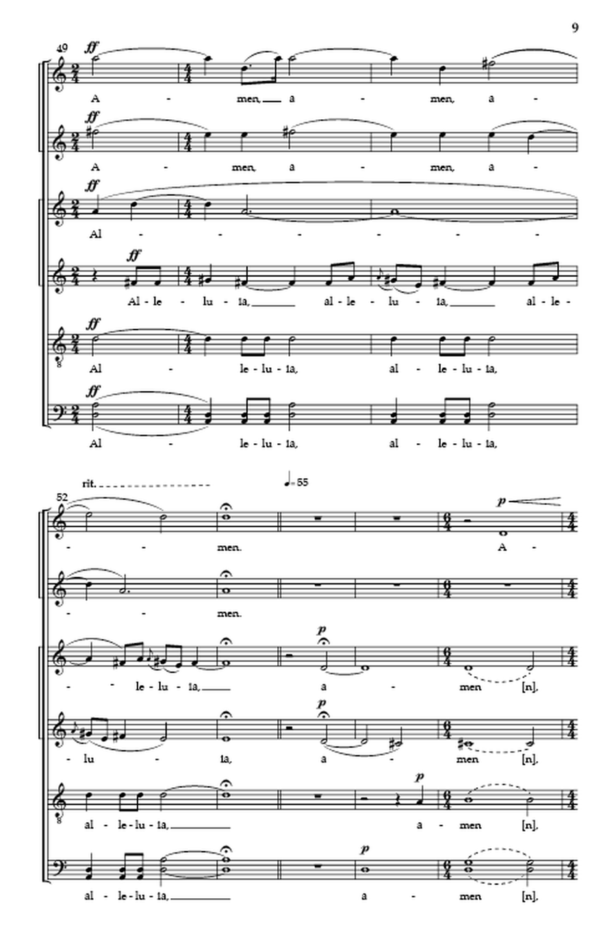Spiritus Domini Divisi - Sheet Music page 8