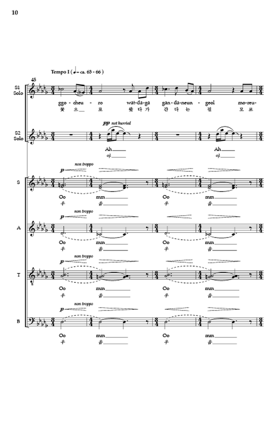 Standing There as Such 4-Part - Sheet Music page 9