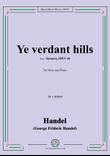Handel-Ye verdant hills,from 'Susanna,HWV 66',in c minor
