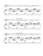 Ave Maria arranged for Clarinet in A and Harp A Clarinet scores gallery preview page 3