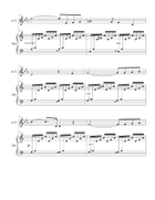 Ave Maria arranged for Clarinet in A and Harp A Clarinet scores gallery preview page 4