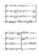 The Clowns ( SATB Version) Saxophone Quartet scores gallery preview page 6