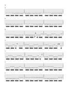 Leprosy Bass Guitar Tablature scores gallery preview page 4