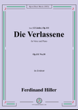 F. Hiller-Die Verlassene,Op.111 No.10,in d minor