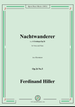 F. Hiller-Nachtwanderer,Op.26 No.5,in e flat minor