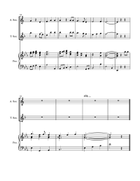 Home on the Range - Tenor and Alto Saxophones with Piano accompaniment Woodwind Duet scores gallery preview page 6