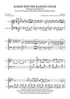 Kabhi Khushi Kabhie Gham String Duet scores gallery preview page 5