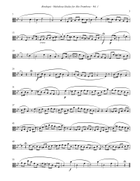 Melodious Etudes for Alto Trombone, Volume 1 (1-60) Trombone scores gallery preview page 3