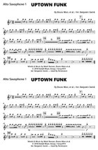 Uptown Funk Marching Band scores gallery preview page 5