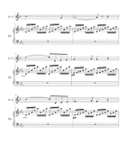 Ave Maria arranged for Bass Clarinet and Harp Bass Clarinet scores gallery preview page 3