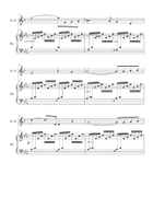 Ave Maria arranged for Bass Clarinet and Harp Bass Clarinet scores gallery preview page 4