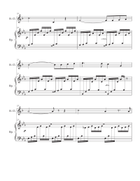 Ave Maria arranged for Bass Clarinet and Harp Bass Clarinet scores gallery preview page 5