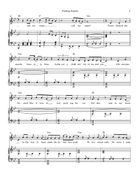 Finding Sophia Piano, Vocal scores gallery preview page 3