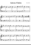 Adeste Fideles – Easy Piano Solo
