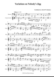 Variations on Nobody's Jigg for bassoon and guitar