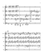 Medley: This Is Berk with Test Drive Brass Quintet scores gallery preview page 5
