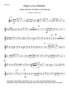Papa Loves Mambo Saxophone Quintet scores gallery preview page 5