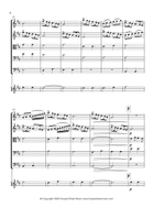 Au clair de la lune médiévale String Orchestra scores gallery preview page 6