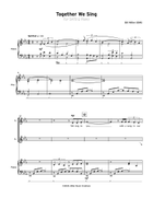 Together We Sing (SATB Version) 4-Part scores gallery preview page 4