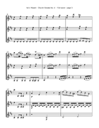 Mozart, W.A. - Church Sonata No. 4, K. 114 (Three Violins) String Trio scores gallery preview page 3