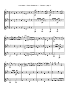 Mozart, W.A. - Church Sonata No. 4, K. 114 (Three Violins) String Trio scores gallery preview page 5