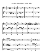 Mozart, W.A. - Church Sonata No. 4, K. 114, Arranged for Two Violins and Cello String Trio scores gallery preview page 5