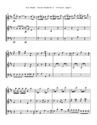 Mozart, W.A. - Church Sonata No. 4, K. 114, Arranged for Two Violins and Cello String Trio scores gallery preview page 6