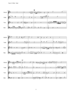 Fugue in D Major (Recorder Quartet) Woodwind Quartet scores gallery preview page 4