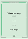 M. Reger-Tränen im Auge,in e flat minor