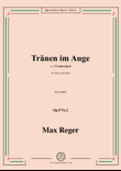 M. Reger-Tränen im Auge,in g minor