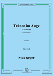 M. Reger-Tränen im Auge,in a minor