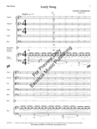 Leafy Song (Score) String Orchestra scores gallery preview page 4