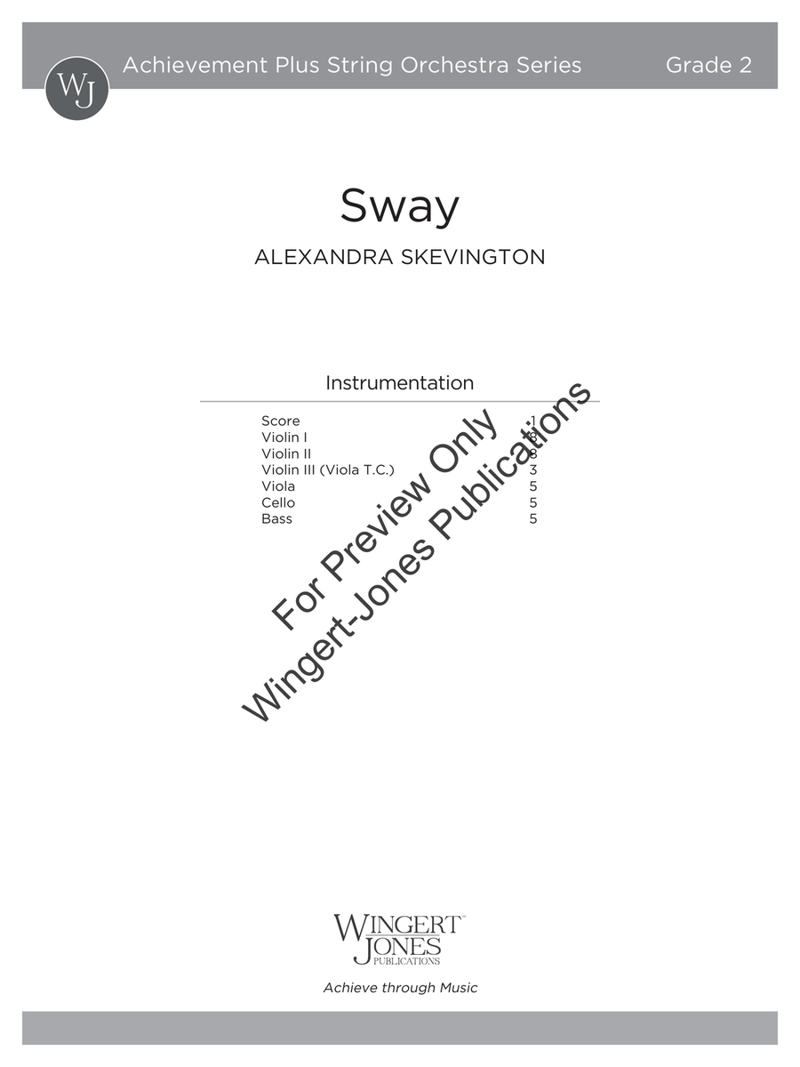 Sway (Judges Set) String Orchestra - Sheet Music page 2