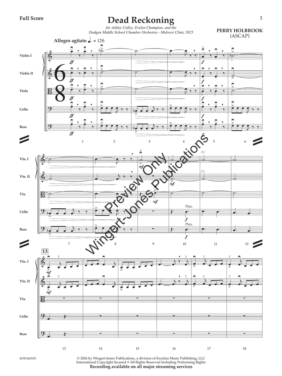 Dead Reckoning (Bundle Set) String Orchestra - Sheet Music page 4
