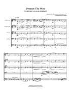 Prepare The Way [BEREDEN VÄG FÖR HERRAN] Brass Quintet scores gallery preview page 5